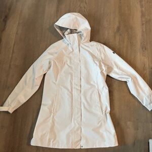 Helly Hansen Cream Hooded Trench Coat